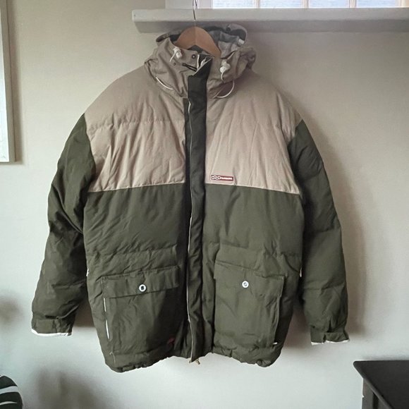 VINTAGE Y2K Foursquare Winter Down Parka - Picture 1 of 13